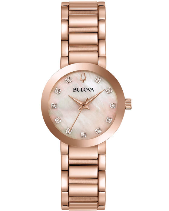 BULOVA DIAMONDS ROSE GOLD