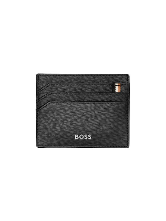 HUGO BOSS Ανδρικό Πορτοφόλι Καρτών Μαύρο HLC421A