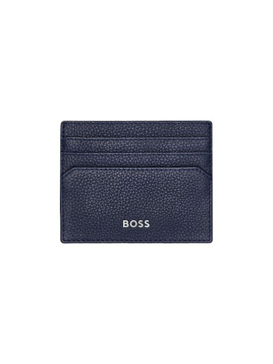 HUGO BOSS Ανδρικό Πορτοφόλι Καρτών Μπλε HLC416N