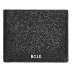 HUGO BOSS πορτοφόλι Grained black HLM416A