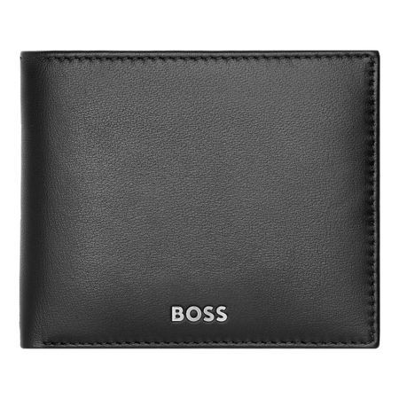 HUGO BOSS πορτοφόλι SMOOTH BLACK HLW403A