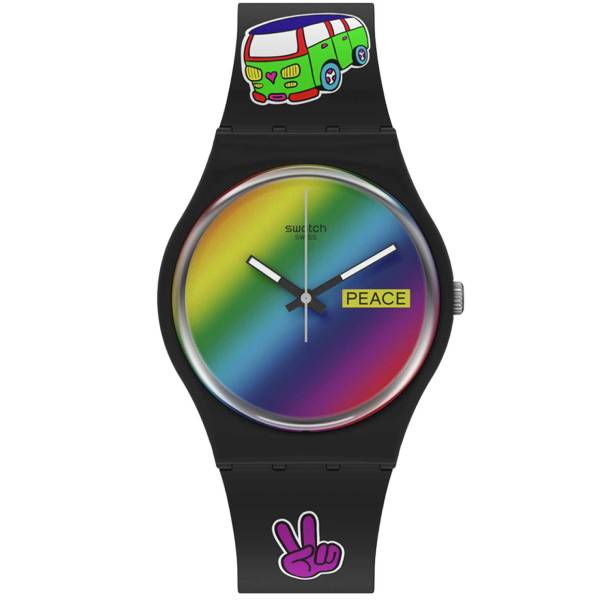 SWATCH Flower Power Go With The Bow SO31B101