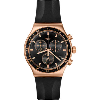 Ρολόι Swatch YVG410 με μαύρο λουράκι YVG410