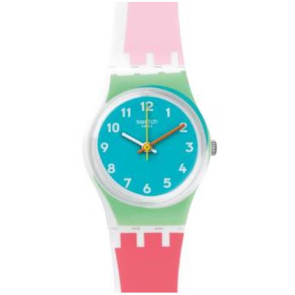 SWATCH Des Travers με δίχρωμο λουράκι LW146