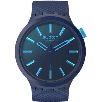 Ρολόι Swatch SB05N113 με μπλε λουράκι SB05N113