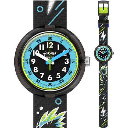 FLIK FLAK Mystic Dragon Multicolor Plastic Strap ZFPNP159