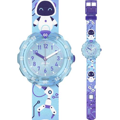 FLIK FLAK Robotology Multicolor Plastic Strap ZFPSP070