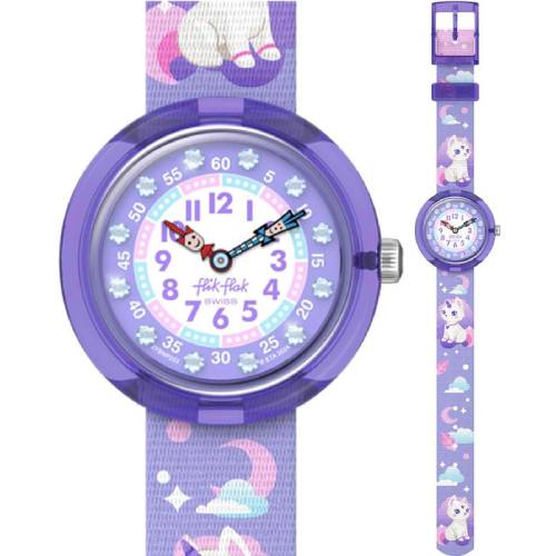 FLIK FLAK Cosmicat Multicolor Plastic Strap ZFBNP233