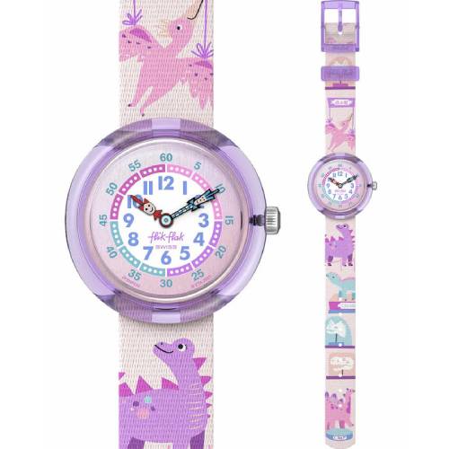 FLIK FLAK Dinology Multicolor Plastic Strap ZFBNP230