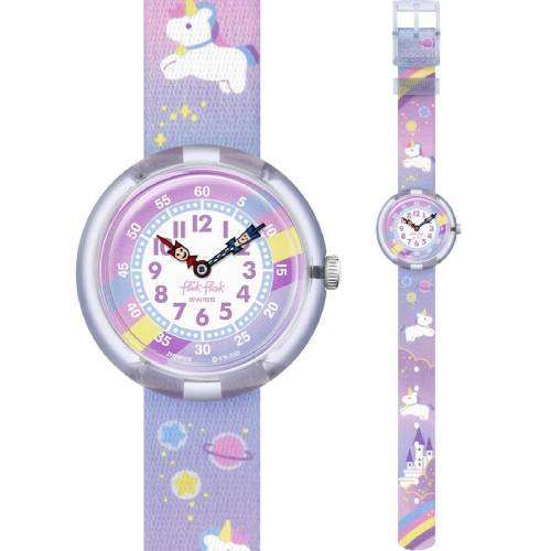 FLIK FLAK Cuddly Unicorn Multicolor Plastic Strap ZFBNP213