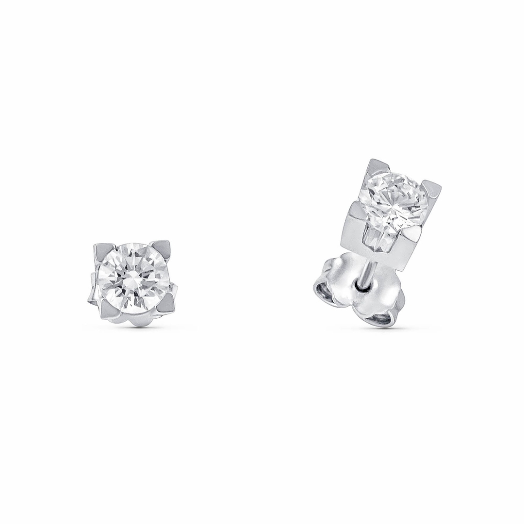 LE013 Μονόπετρα Σκουλαρίκια 1.00CT F SI2 