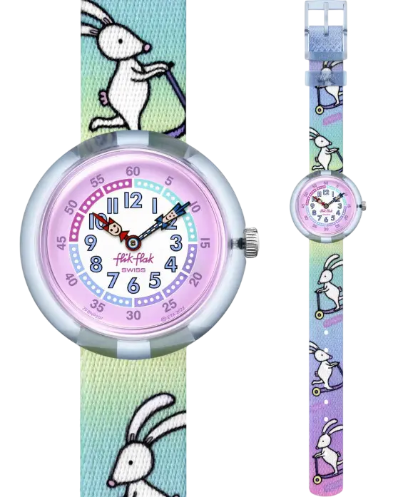 FLIK FLAK Sport Lovers Be Hoppy Multicolor Plastic Strap ZFBNP207