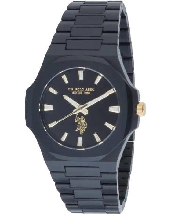 Ανδρικό Ρολόι U.S. Polo Gabriel από ανοξείδωτο ατσάλι USP7297BK