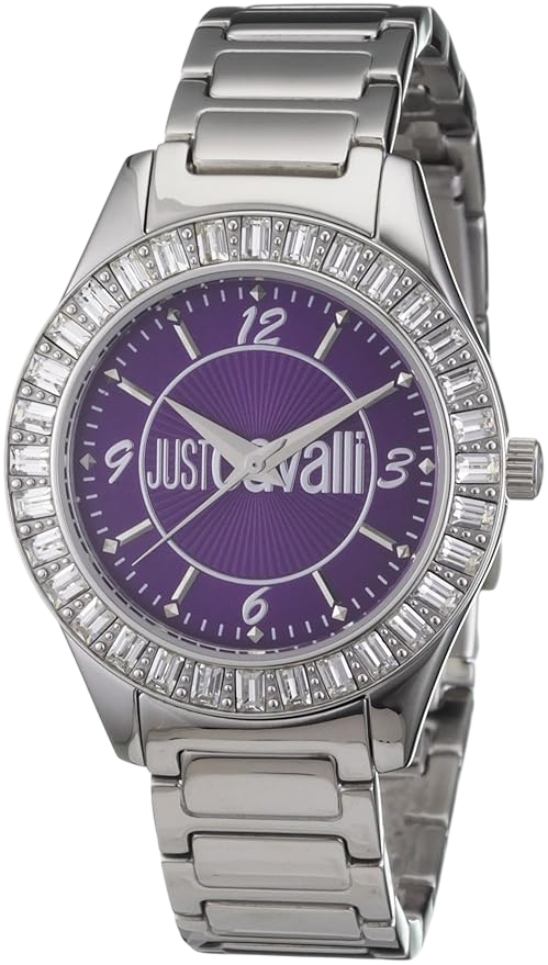 Γυναικείο Ρολόι Just Cavalli με μώβ καντράν R7253180575