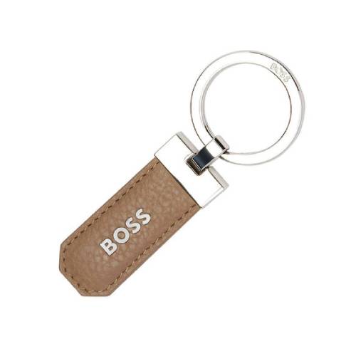 HUGO BOSS Classic Grained Camel Κλειδοθήκη HAK416X
