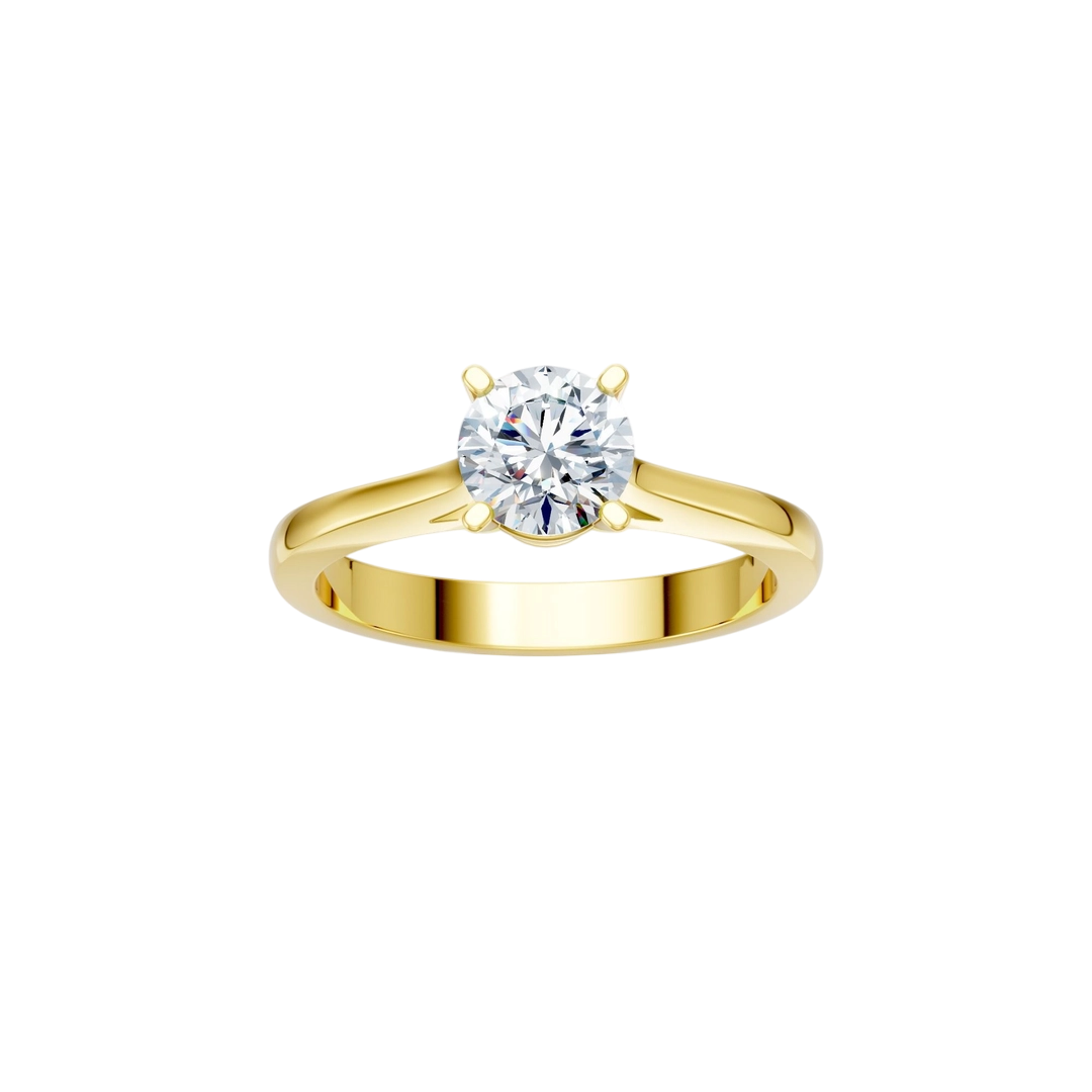CA01 Elise Μονόπετρο Δαχτυλίδι 0.40CT
