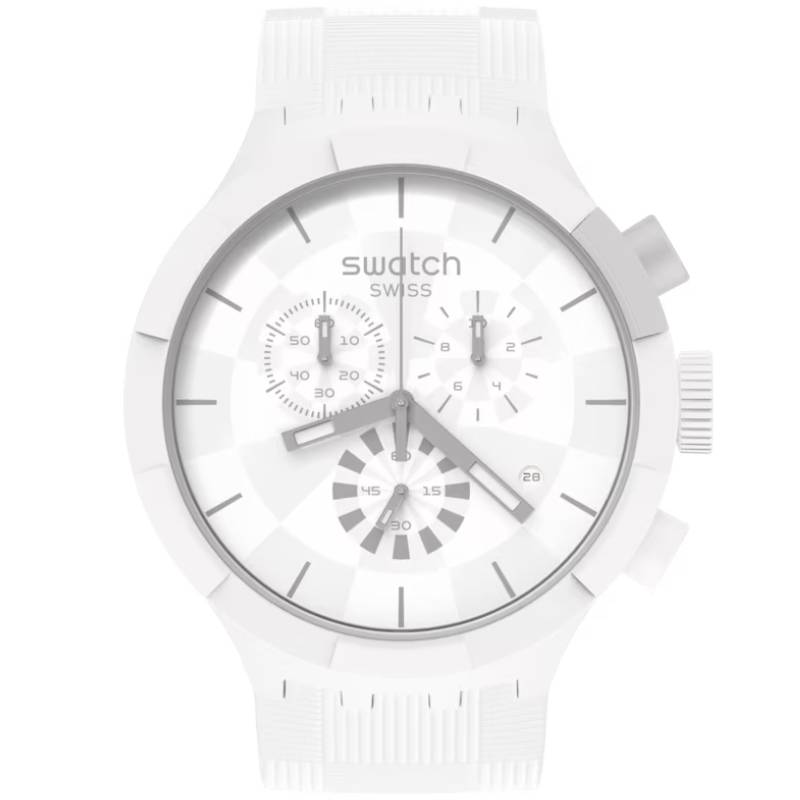 Swatch CHEQUERED WHITE SB02W400