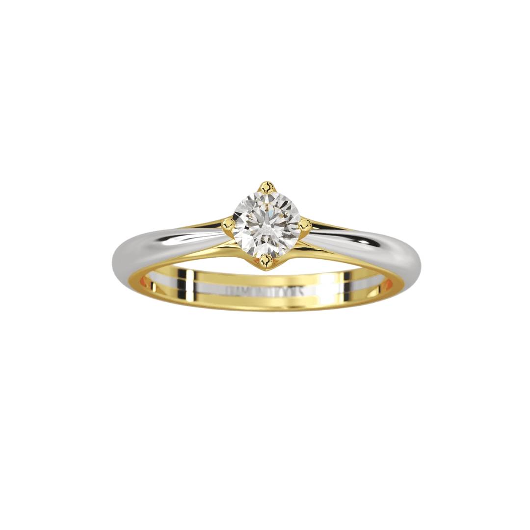 Amelia Μονόπετρο Δαχτυλίδι με διαμάντι 0.40ct LR495