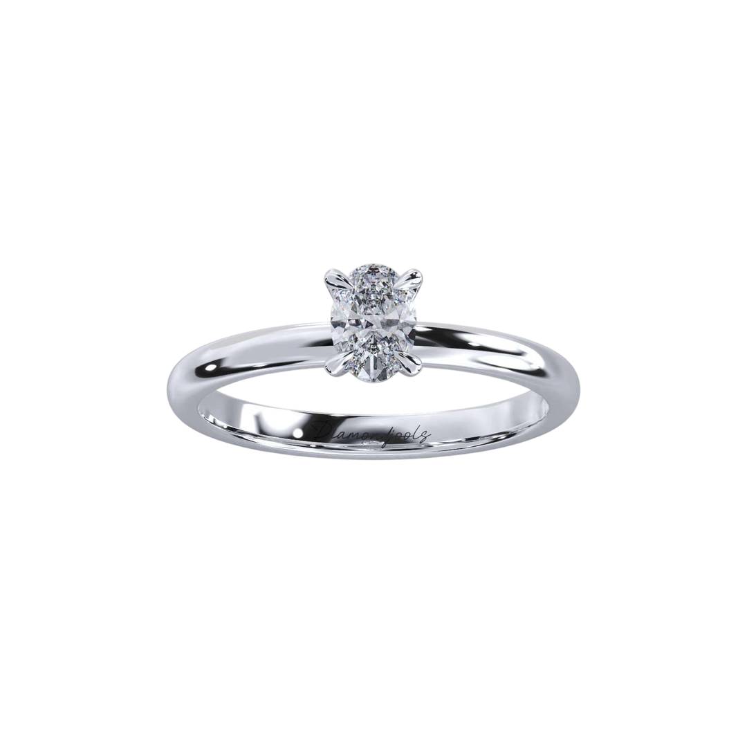 Julia Μονόπετρο Δαχτυλίδι με διαμάντι 0.40ct LR527