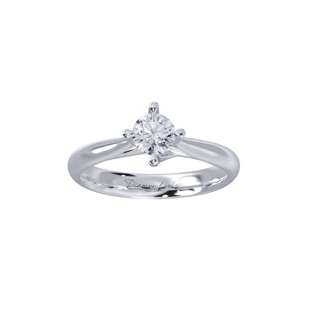Veronica Μονόπετρο Δαχτυλίδι με διαμάντι 0.55ct LR497
