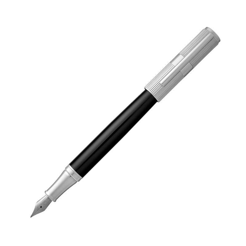 HUGO BOSS HSV4722C Πένα Formation Line Silver Fountain Pen