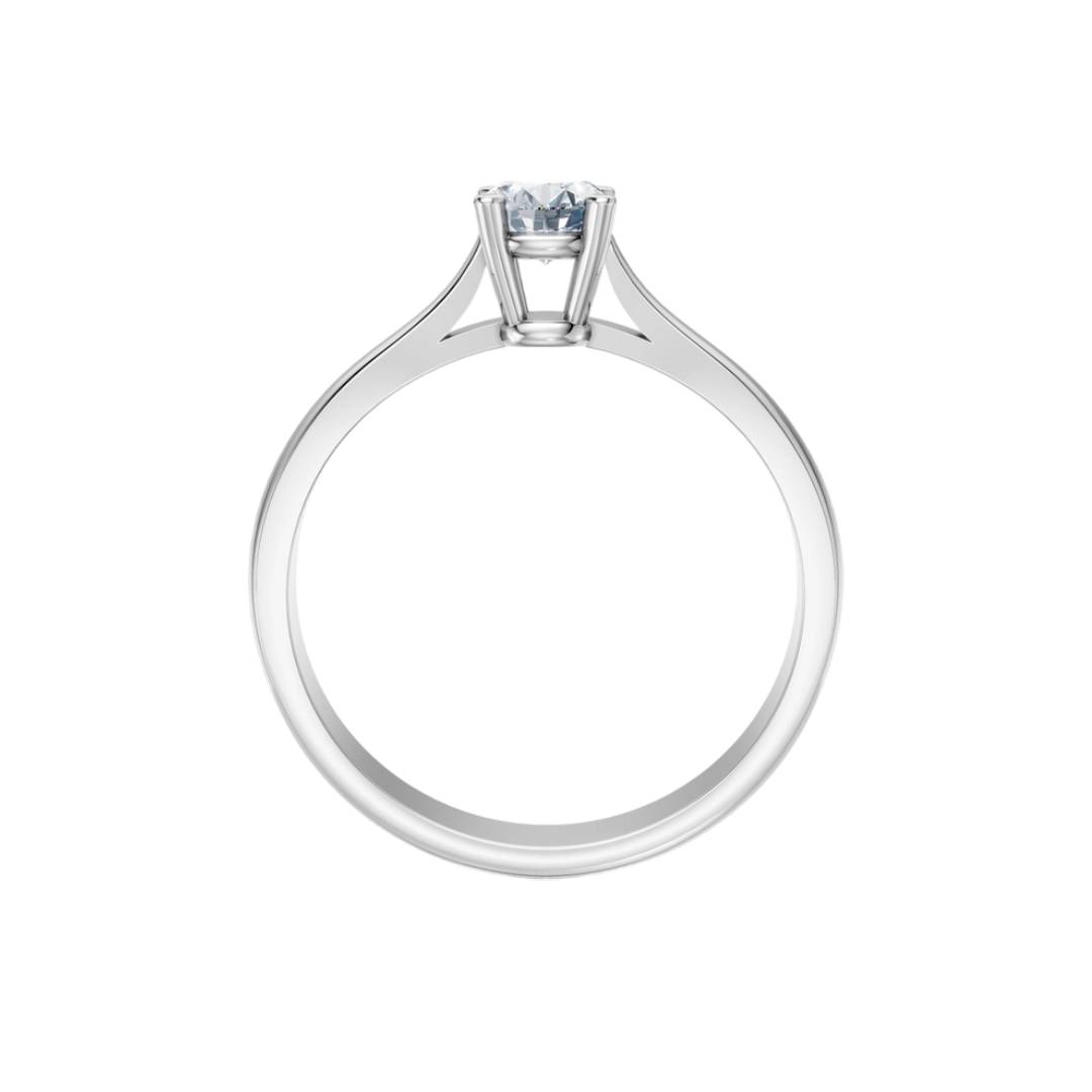 Δαχτυλίδι Μονόπετρο με διαμάντι 0.25CT από λευκόχρυσο 18Κ CA01