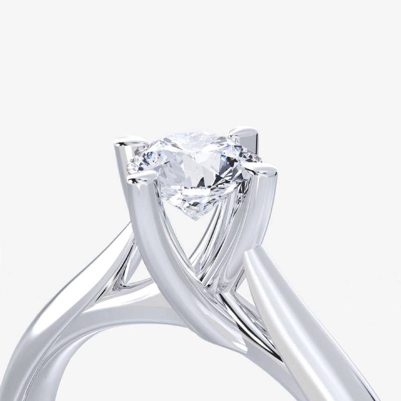 Veronica Μονόπετρο Δαχτυλίδι με διαμάντι 0.20ct LR497