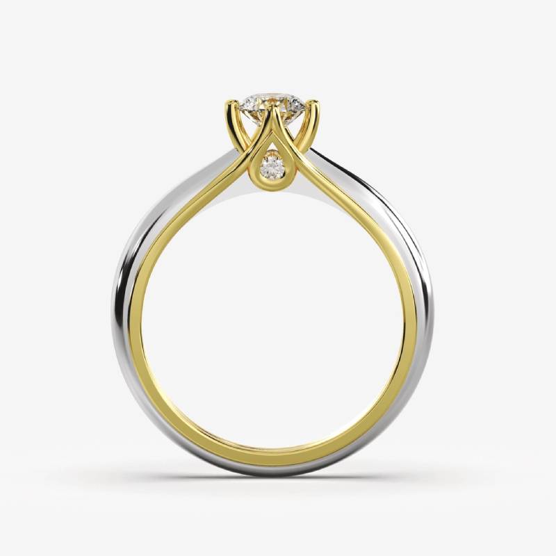Amelia Μονόπετρο Δαχτυλίδι με διαμάντι 0.40ct LR495