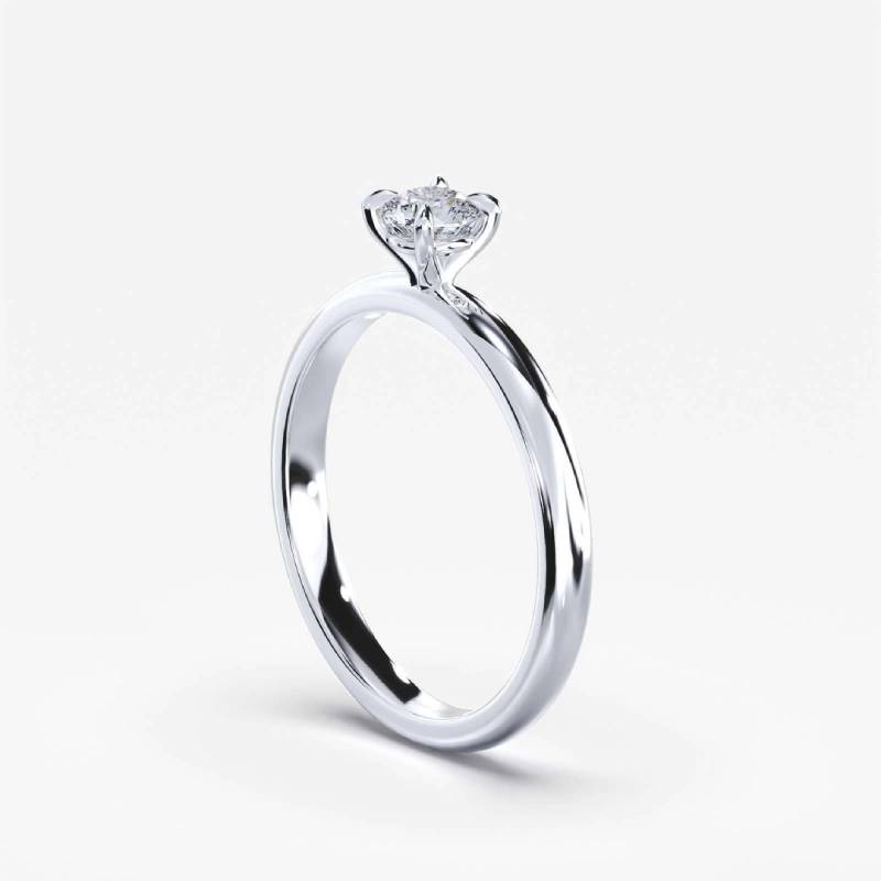 Sandra Μονόπετρο Δαχτυλίδι με διαμάντι 0.32ct LR526