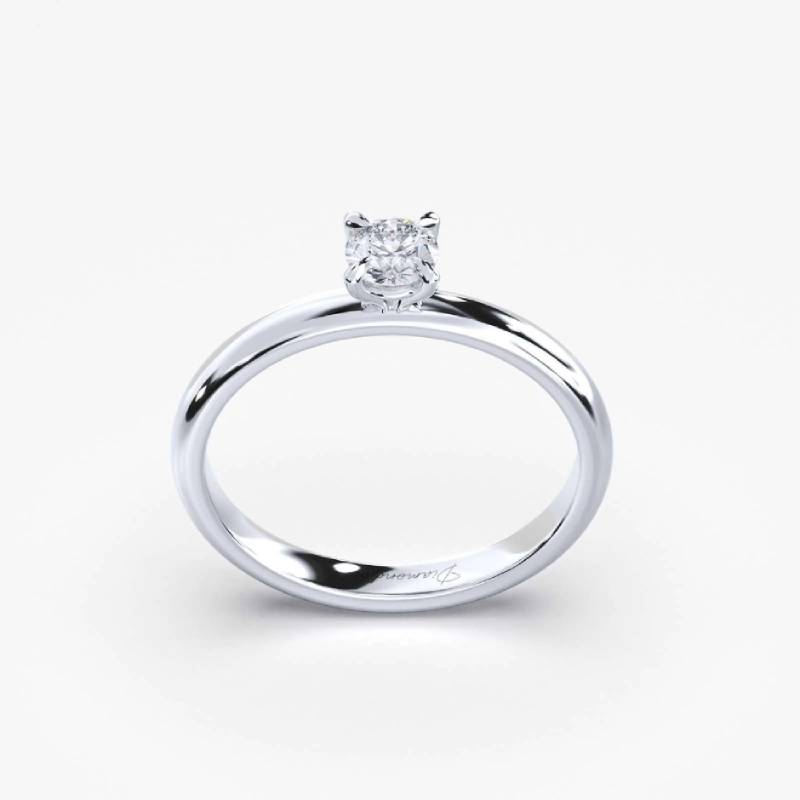 Sandra Μονόπετρο Δαχτυλίδι με διαμάντι 0.32ct LR526