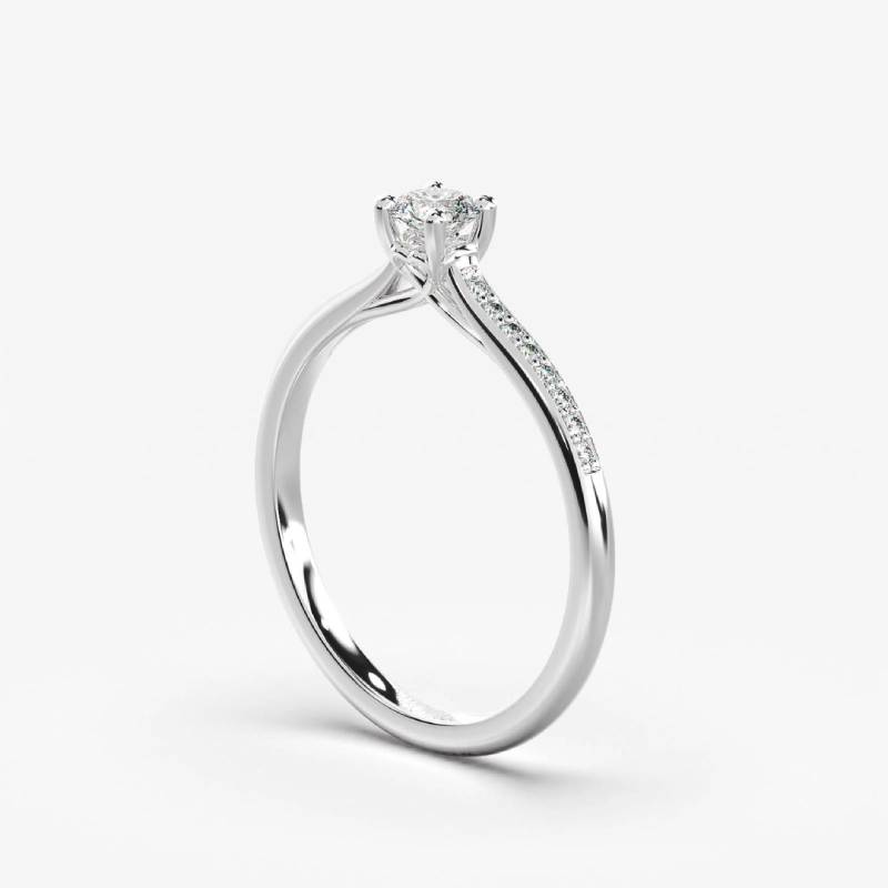 Thalia Μονόπετρο Δαχτυλίδι με διαμάντι 0.30ct LR502