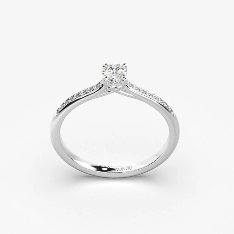 Thalia Μονόπετρο Δαχτυλίδι με διαμάντι 0.30ct LR502