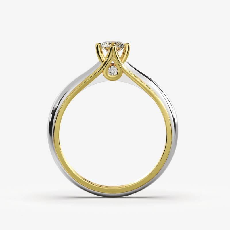 Amelia Μονόπετρο Δαχτυλίδι με διαμάντι 0.30ct LR495