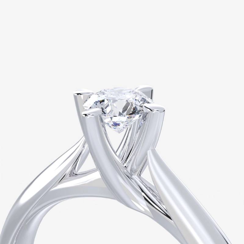 Veronica Μονόπετρο Δαχτυλίδι με διαμάντι 0.55ct LR497