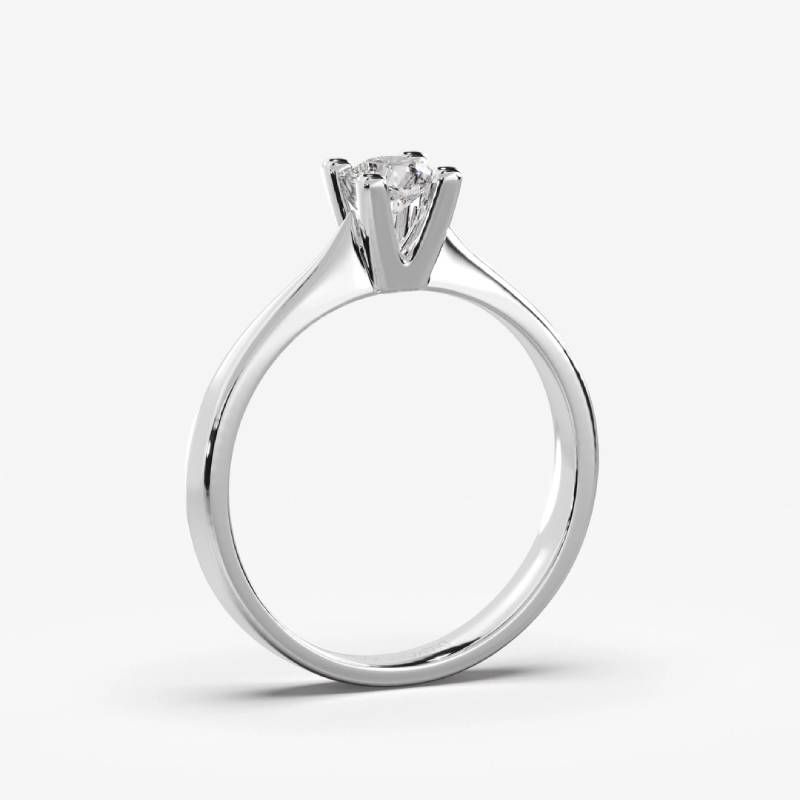 Rachel Μονόπετρο Δαχτυλίδι με διαμάντι 0.30ct LR057