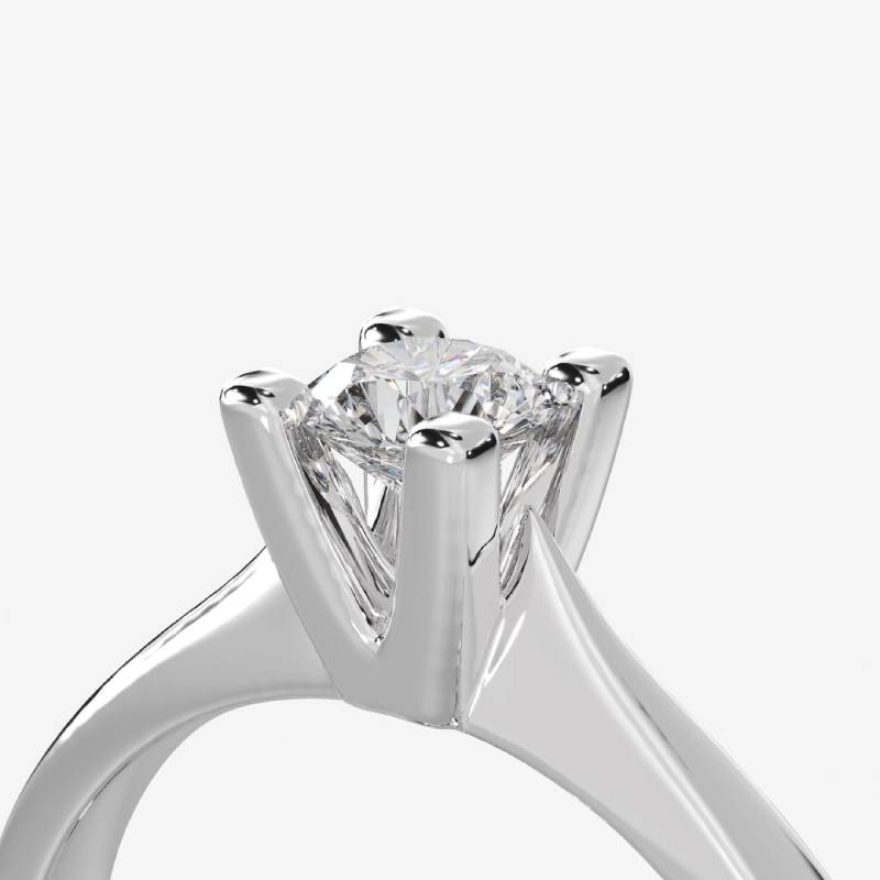 Rachel Μονόπετρο Δαχτυλίδι με διαμάντι 0.30ct LR057