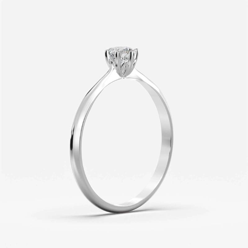 Azalea Μονόπετρο Δαχτυλίδι με διαμάντι 0.30ct LR521