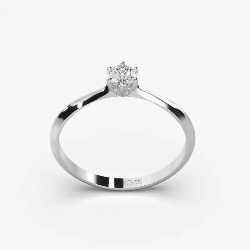 Azalea Μονόπετρο Δαχτυλίδι με διαμάντι 0.30ct LR521