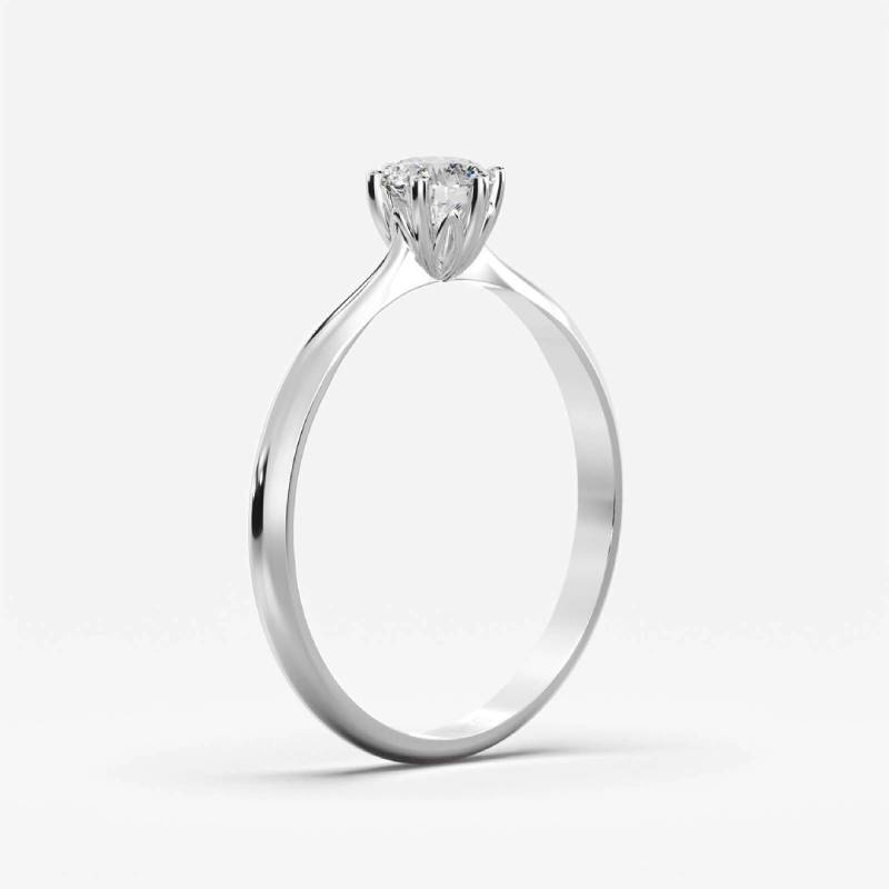 Azalea Μονόπετρο Δαχτυλίδι με διαμάντι 0.50ct LR521