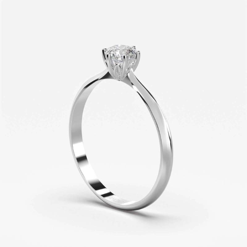 Azalea Μονόπετρο Δαχτυλίδι με διαμάντι 0.50ct LR521