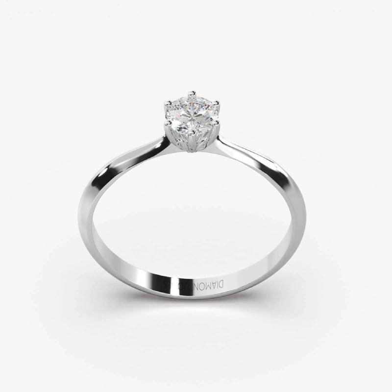 Azalea Μονόπετρο Δαχτυλίδι με διαμάντι 0.50ct LR521