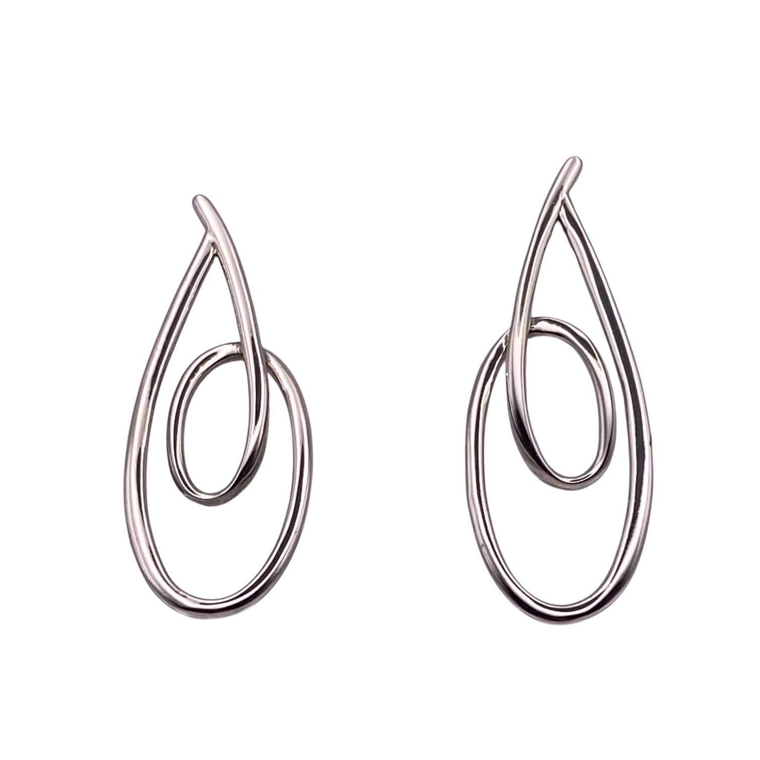 Χειροποίητα σκουλαρίκια Karamarlis από ασήμι 925