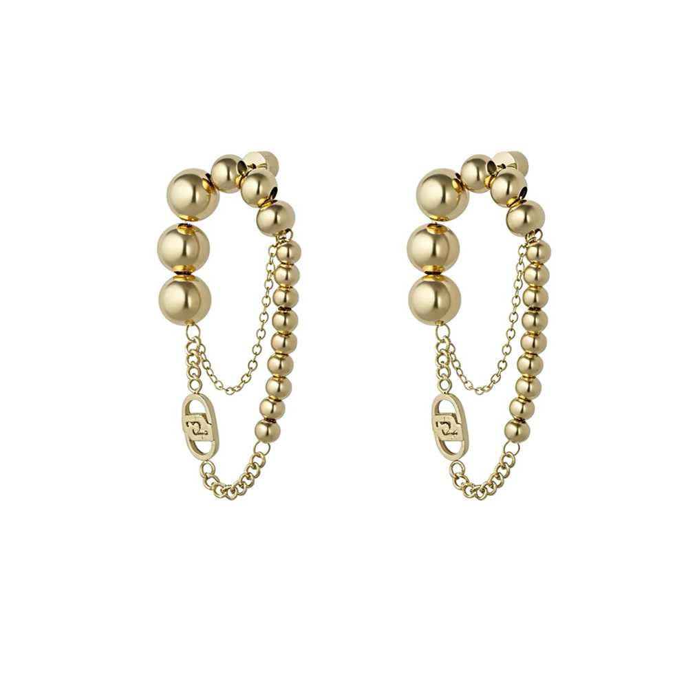 Σκουλαρίκια Liu Jo απο επιχρυσωμένο ατσάλι LJ3071