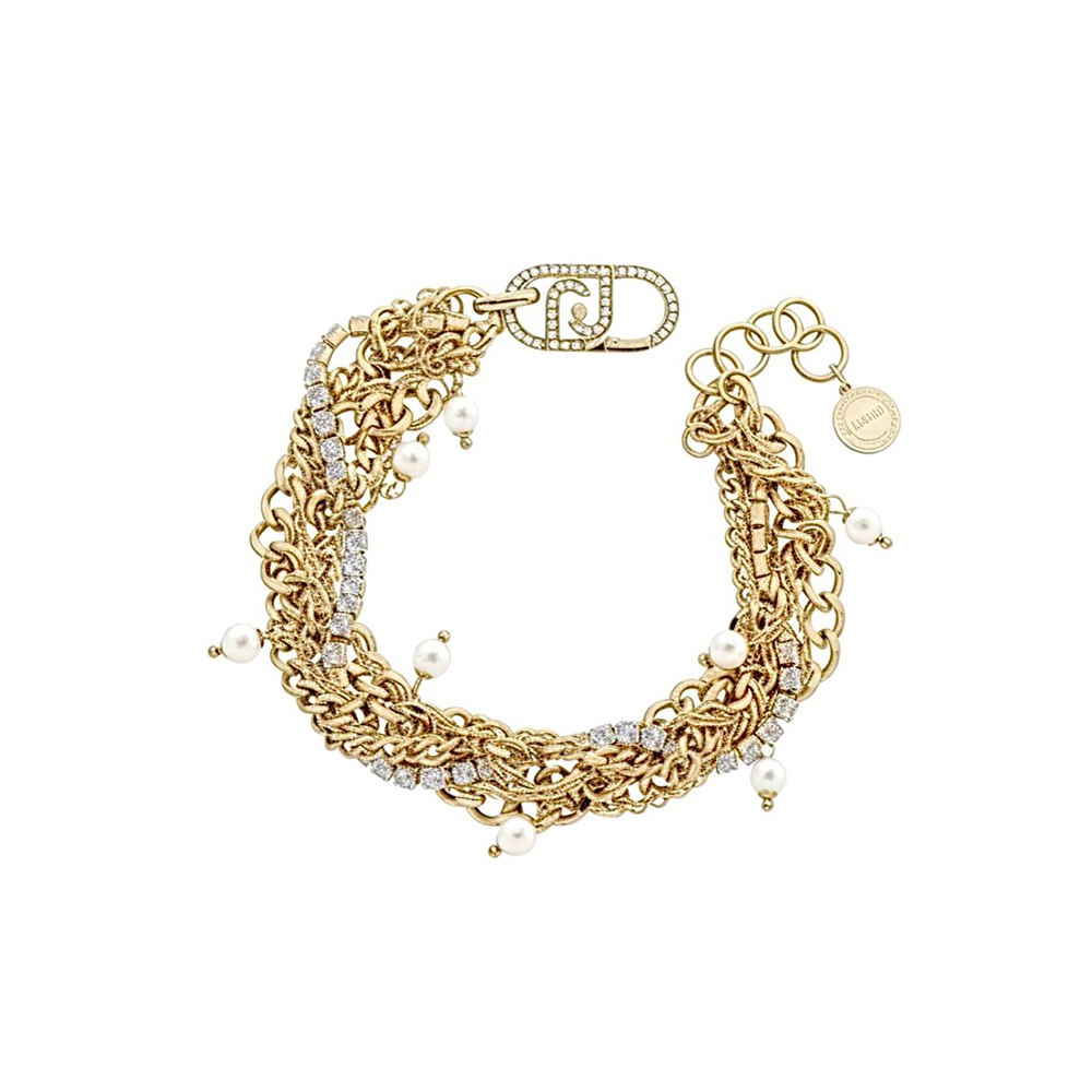 Βραχιόλι Liu Jo από επιχρυσωμένο ατσάλι LJ3075