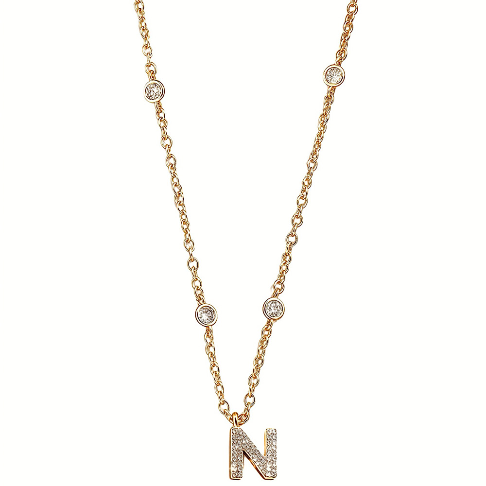Κολιέ Liu Jo από επιχρυσωμένο ατσάλι με μονόγραμμα N LJ2671