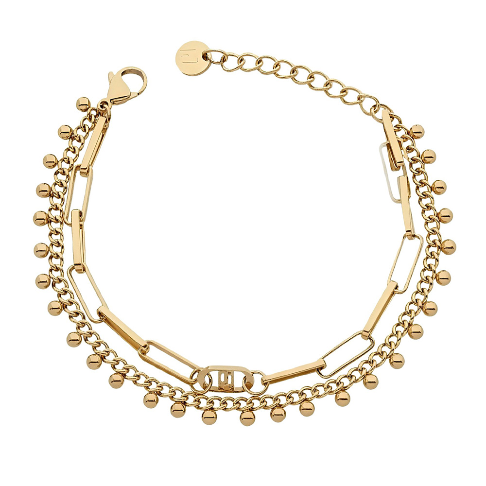 Βραχιόλι Liu Jo από επιχρυσωμένο ατσάλι LJ3004