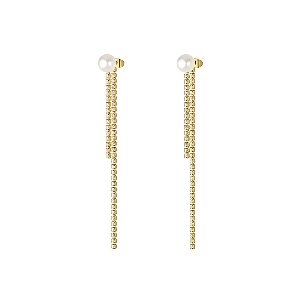 Σκουλαρίκια Liu Jo απο επιχρυσωμένο ατσάλι LJ3023