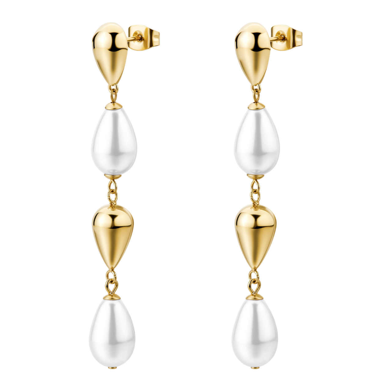 Σκουλαρίκια Brosway από επιχρυσωμένο ατσάλι BPC77