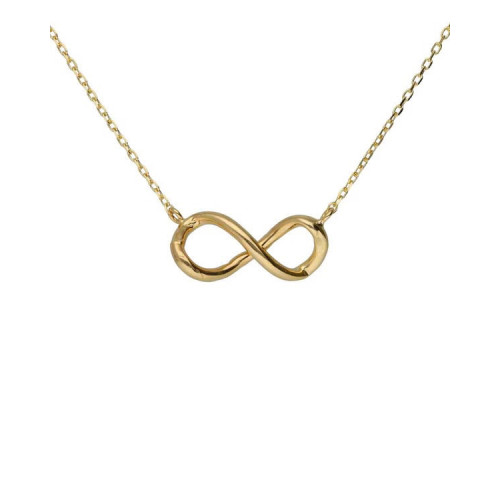 Κολιέ Victoria Cruz από επιχρυσωμένο ασήμι 925° A5550-DG