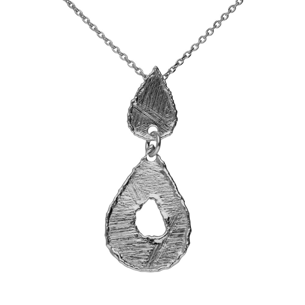 Κολιέ Victoria Cruz από ασήμι 925° A5586-HG